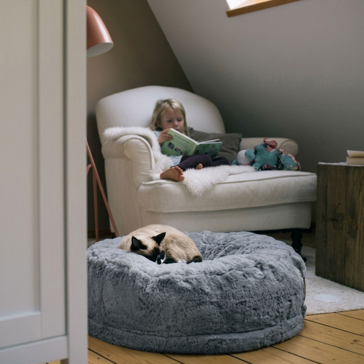 Hyggebed® - Das orthopädische Katzenbett Stone