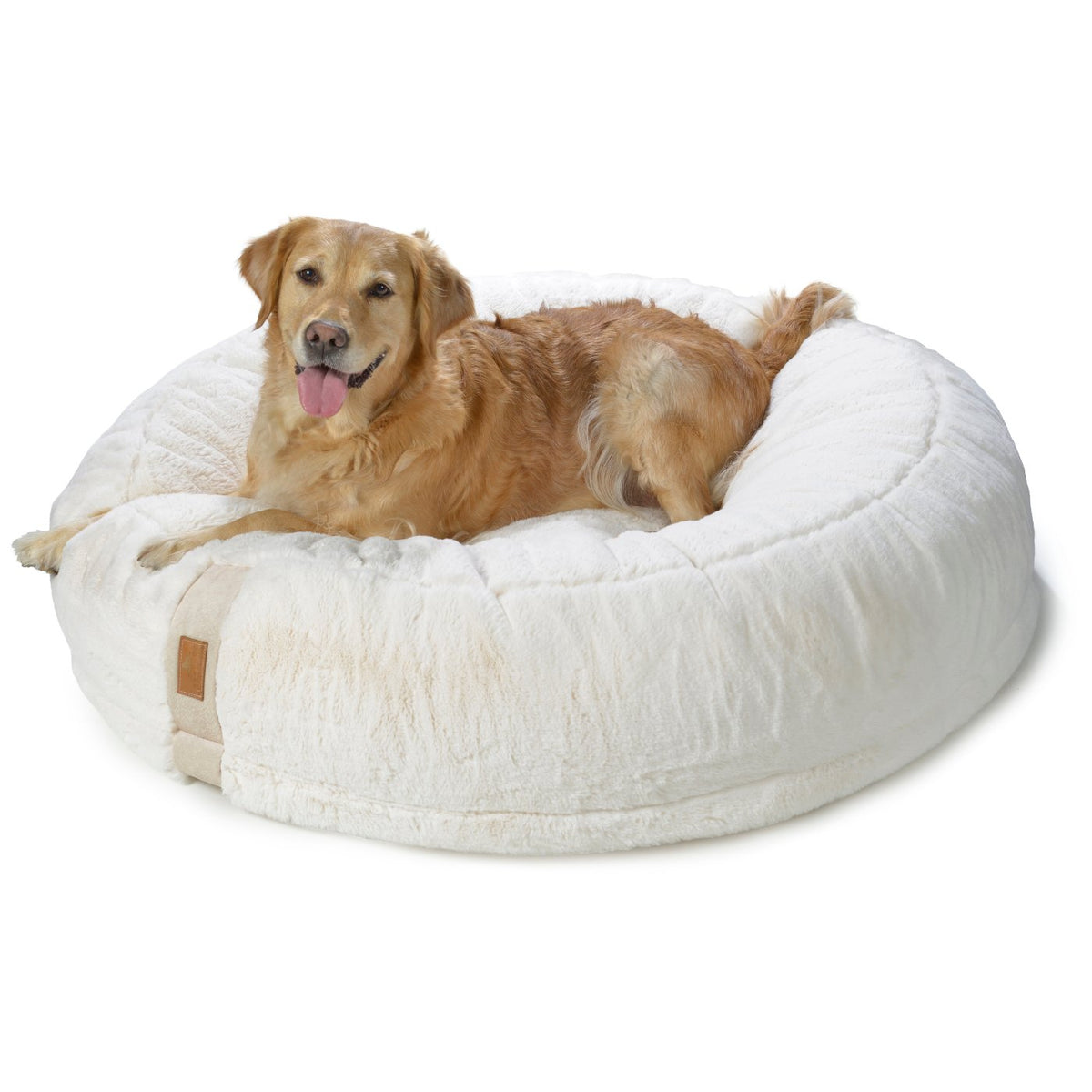 Premium Hundekissen Groesse XL mit 110cm  Durchmesser für grosse Hunderasse wie Golden Retriever